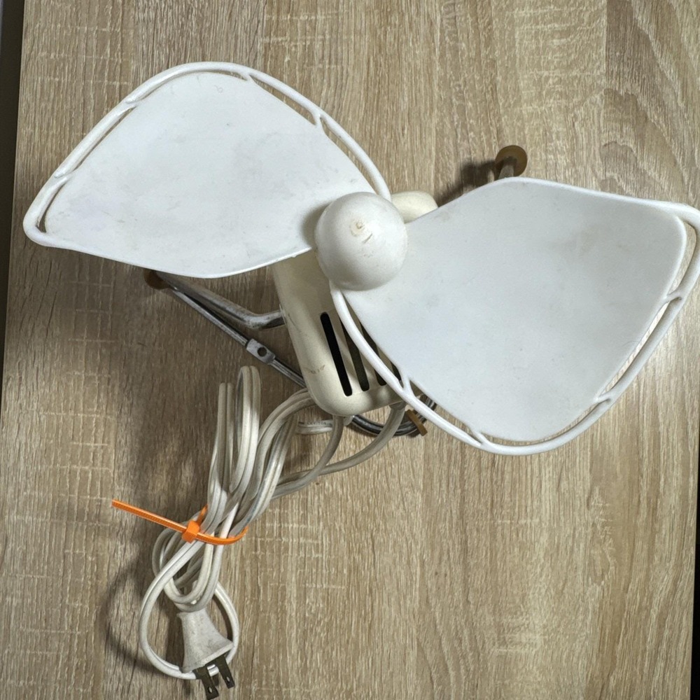 VINTAGE CAFRAMO 707 12V DC‎ Marine/Auto 2 Speed Fan Chrome Base Open Blades